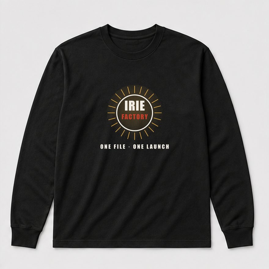 longsleeve black mockup